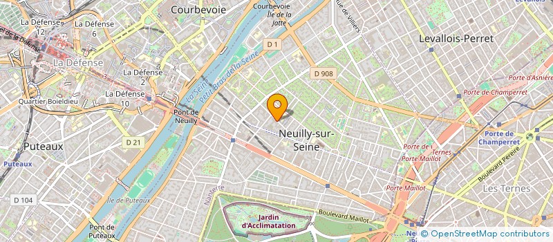 localisation de l'entreprise UP 4 YOU à NEUILLY-SUR-SEINE