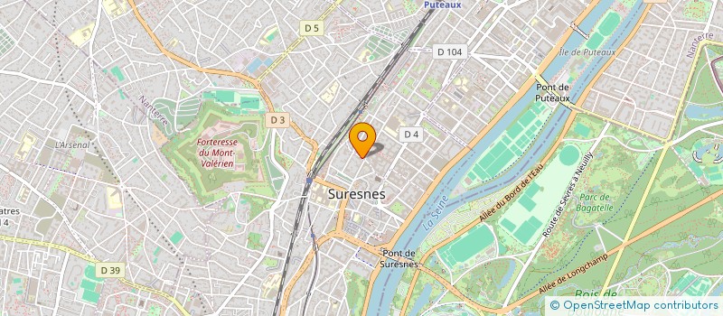 localisation de l'entreprise UP 8  SURESNES