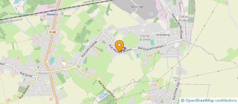 localisation de l'entreprise UP  WALLERS