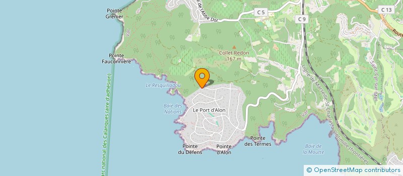 localisation de l'entreprise UP à SAINT-CYR-SUR-MER