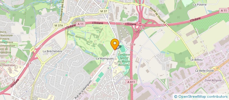 localisation de l'entreprise UP ABILITY à CARQUEFOU