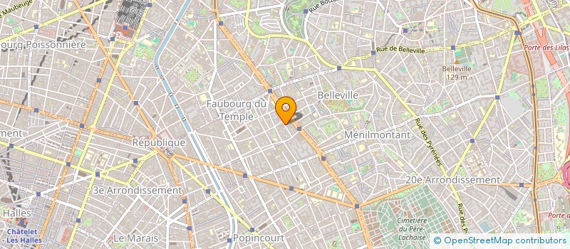 localisation de l'entreprise UP ABOVE MY HEAD  PARIS