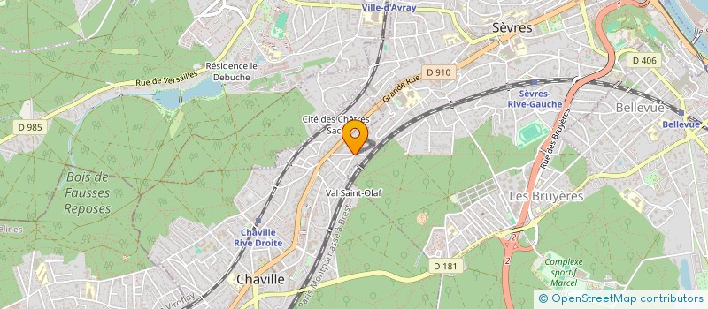 localisation de l'entreprise UP-ALLEGRIA à CHAVILLE