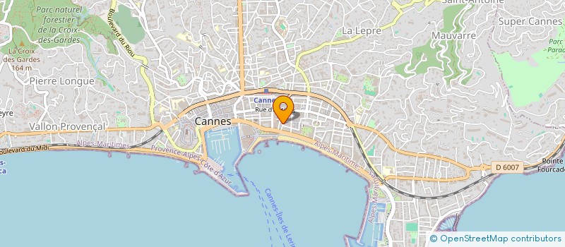localisation de l'entreprise UP CAFE à CANNES