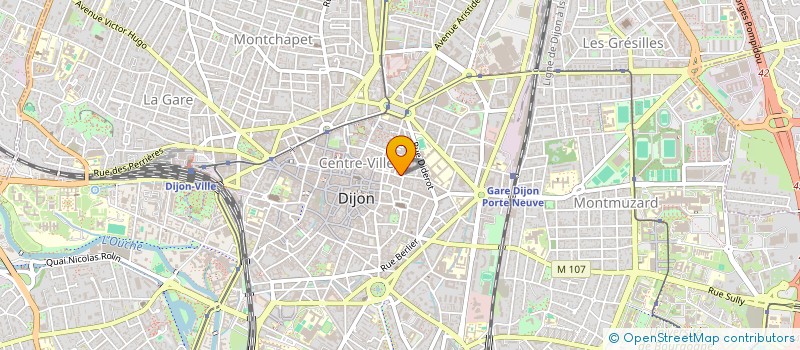 localisation de l'entreprise UP & COM à DIJON