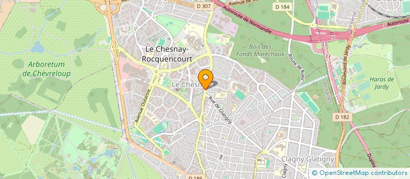 localisation de l'entreprise UP COM INTERNATIONAL à LE CHESNAY-ROCQUENCOURT