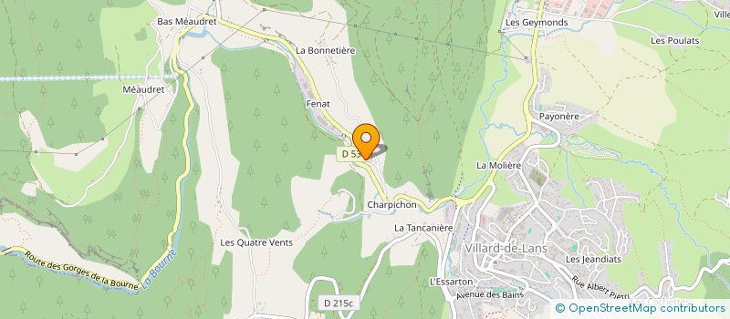 localisation de l'entreprise UP CONCEPT  VILLARD-DE-LANS