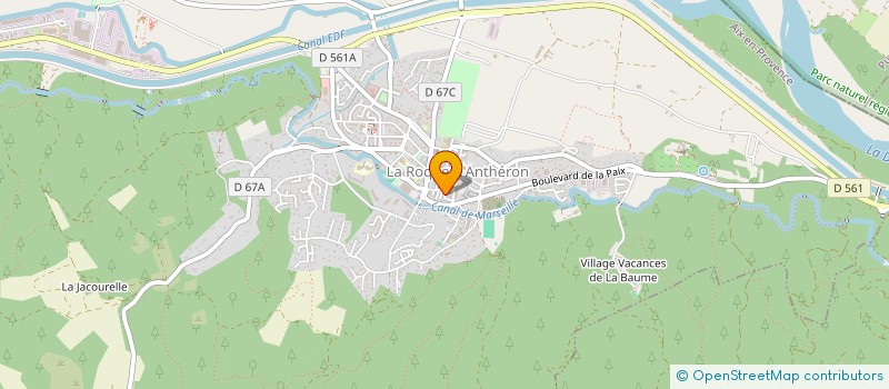 localisation de l'entreprise UP CONSULTING à LA ROQUE-D'ANTHERON