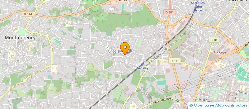 localisation de l'entreprise UP CRA à EAUBONNE