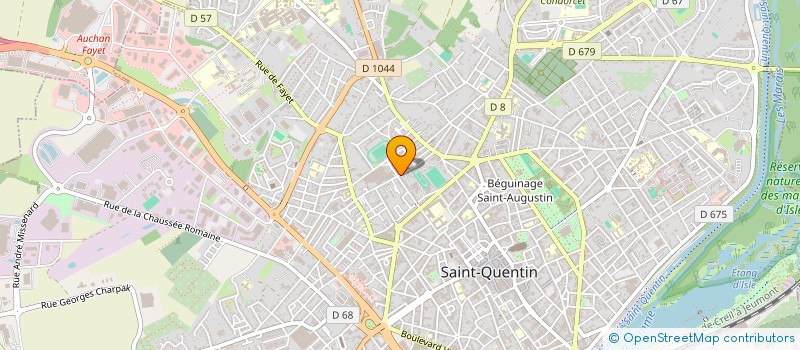 localisation de l'entreprise UP DEPANNAGES à SAINT-QUENTIN
