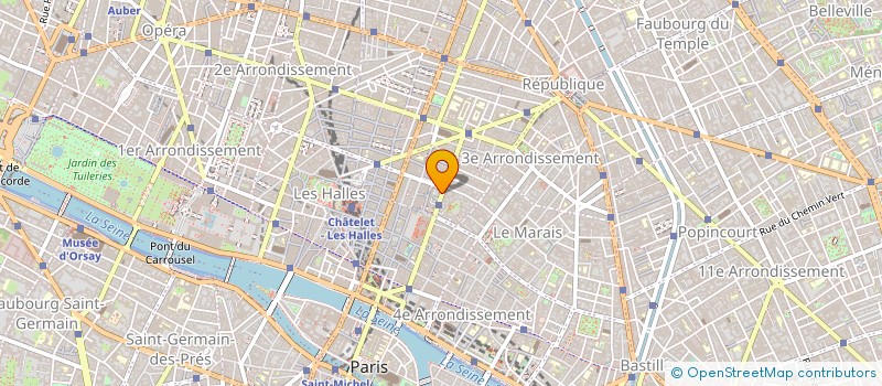 localisation de l'entreprise UP DISTRIBUTION à PARIS