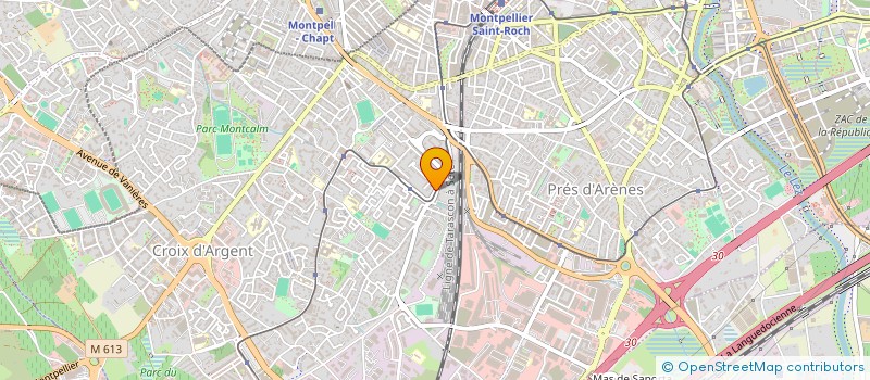 localisation de l'entreprise UP ESI à MONTPELLIER