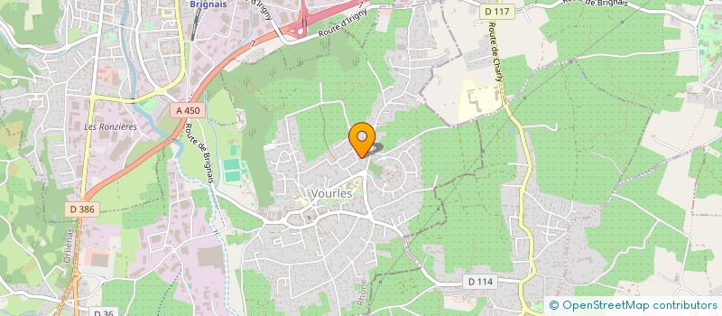 localisation de l'entreprise UP FI CONSEILS  VOURLES