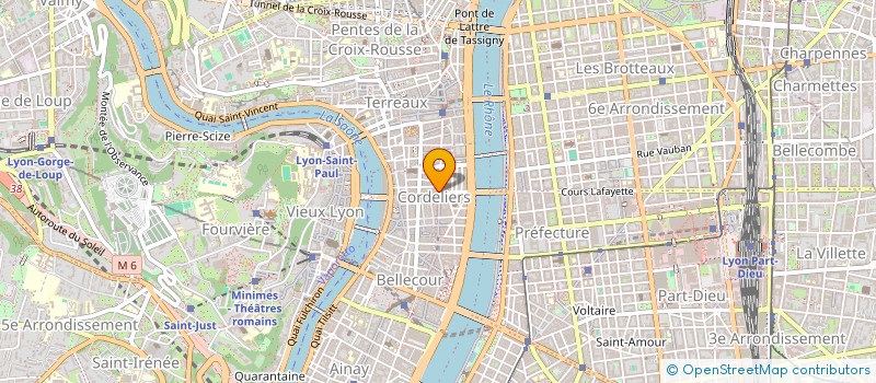 localisation de l'entreprise UP GRADE à LYON