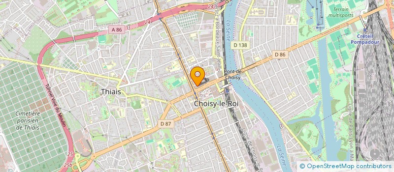 localisation de l'entreprise UP MATER CONSEIL ET FORMATION à CHOISY-LE-ROI