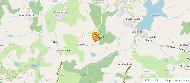 localisation de l'entreprise UP METHA  CIEUX