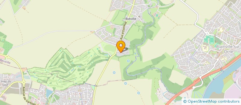 localisation de l'entreprise UP PRIME  BIEVILLE-BEUVILLE