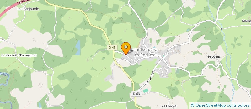 localisation de l'entreprise UP QVT CONSEILS & FORMATIONS  SAINT-EXUPERY-LES-ROCHES