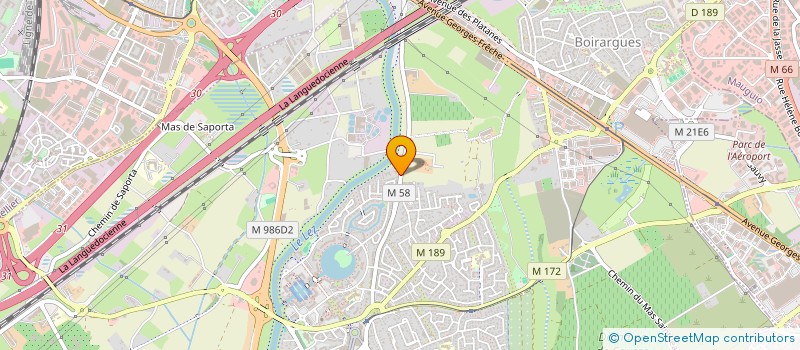 localisation de l'entreprise UP REVIEW à LATTES