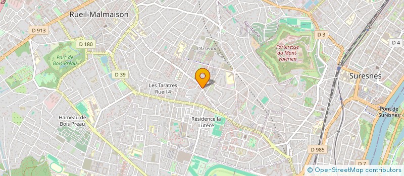 localisation de l'entreprise UP RISE à RUEIL MALMAISON