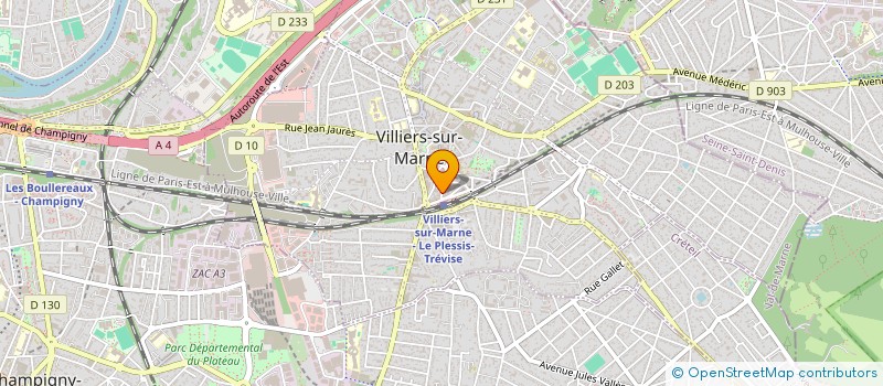 localisation de l'entreprise UP'SELL CENTER à VILLIERS-SUR-MARNE