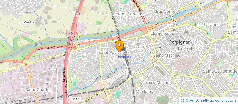 localisation de l'entreprise UP'SEVEN BATIMENT  PERPIGNAN