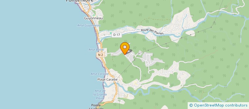 localisation de l'entreprise UP SHINE  POINTE-NOIRE