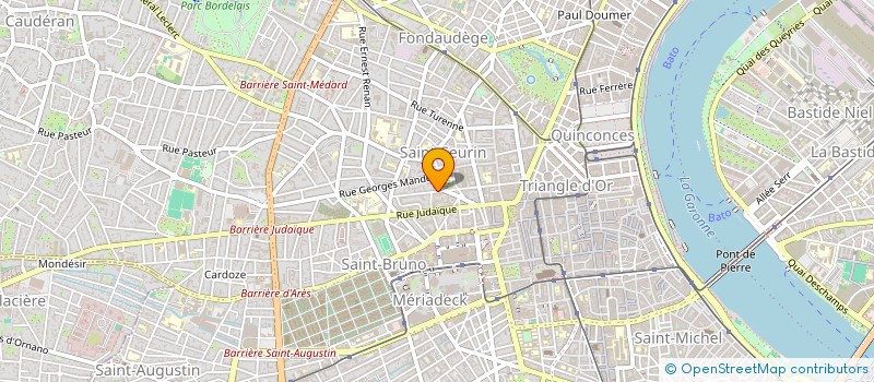 localisation de l'entreprise UP SIDE  BORDEAUX