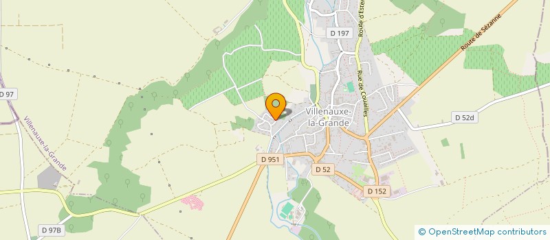 localisation de l'entreprise UP STARS VILLENAUXE GYMNASTIQUE  VILLENAUXE-LA-GRANDE