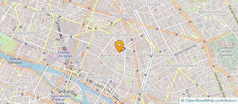 localisation de l'entreprise UP SYSTEM APPLICATIONS à PARIS