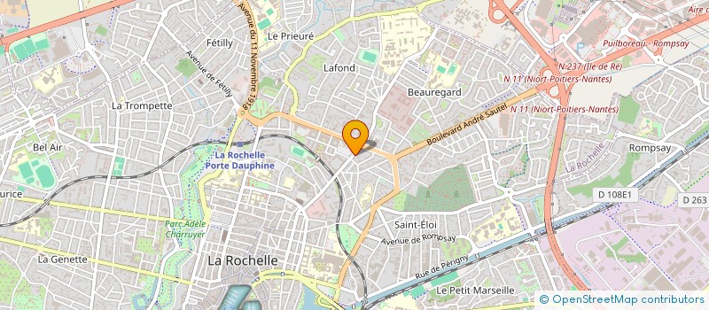 localisation de l'entreprise UP' TEAM EXE à LA ROCHELLE