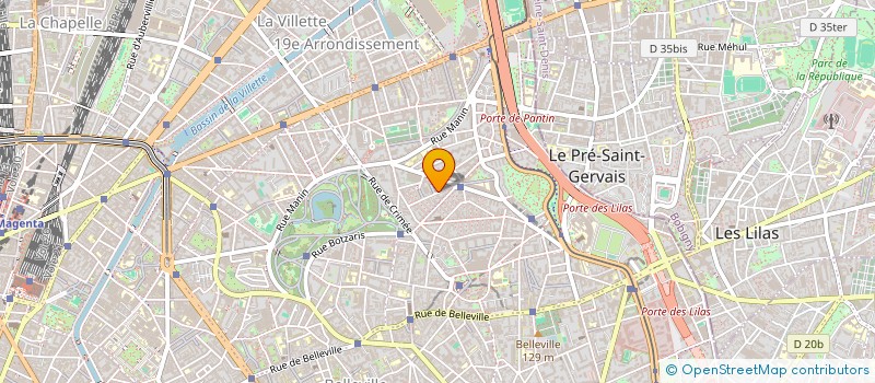 localisation de l'entreprise UP TECH  PARIS