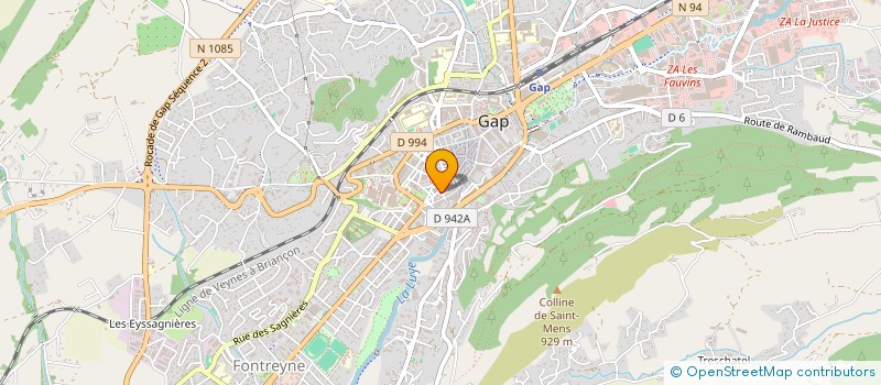 localisation de l'entreprise UP TO GO  GAP