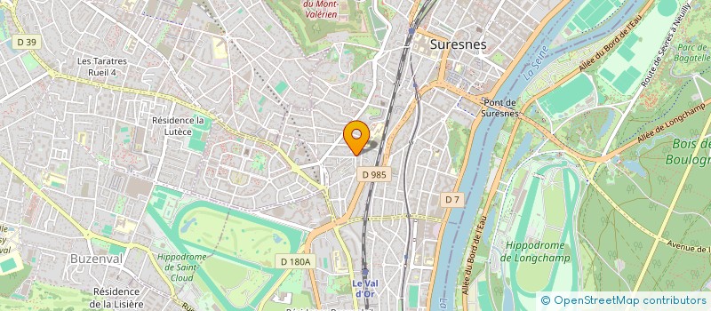 localisation de l'entreprise UP & UNDER CONSULTING SARL à SURESNES