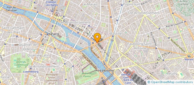 localisation de l'entreprise UP UP HOLDING  PARIS