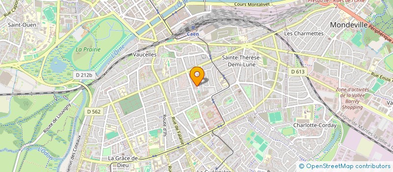 localisation de l'entreprise UP1001 à CAEN