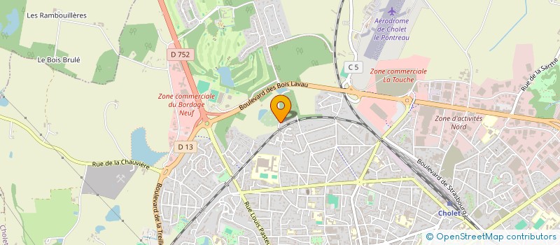 localisation de l'entreprise UP2C  CHOLET