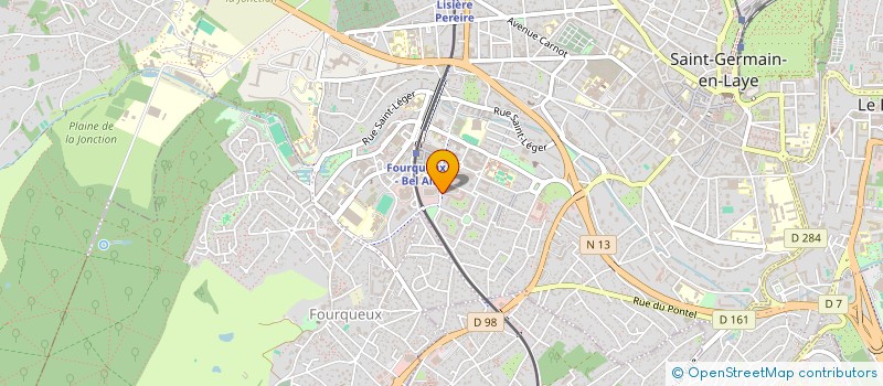 localisation de l'entreprise UP2DATE  SAINT-GERMAIN-EN-LAYE