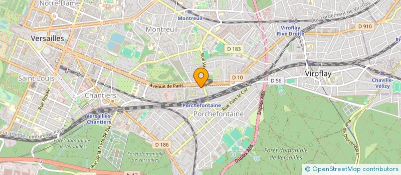 localisation de l'entreprise UP2GREEN REFORESTATION à VERSAILLES