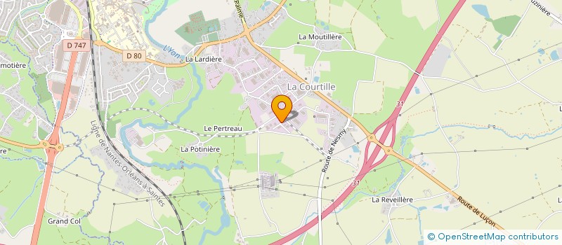 localisation de l'entreprise UP2TECH à LA ROCHE-SUR-YON