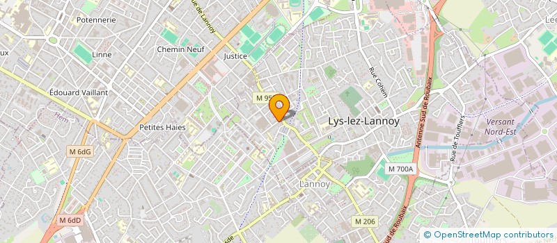 localisation de l'entreprise UP4TECH  LYS-LEZ-LANNOY