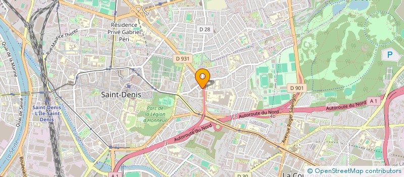 localisation de l'entreprise UPAGUPTA à SAINT-DENIS