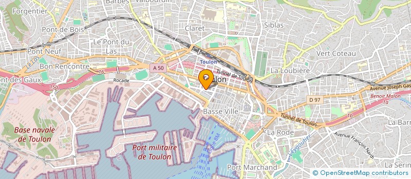 localisation de l'entreprise UPAL VERDINO  TOULON