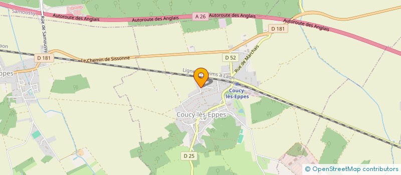 localisation de l'entreprise UPALINE à CHATEAU-THIERRY