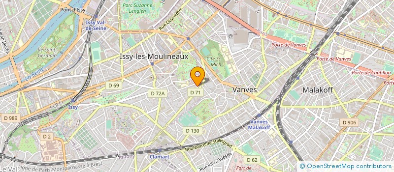 localisation de l'entreprise UPANDCHARGE à ISSY-LES-MOULINEAUX