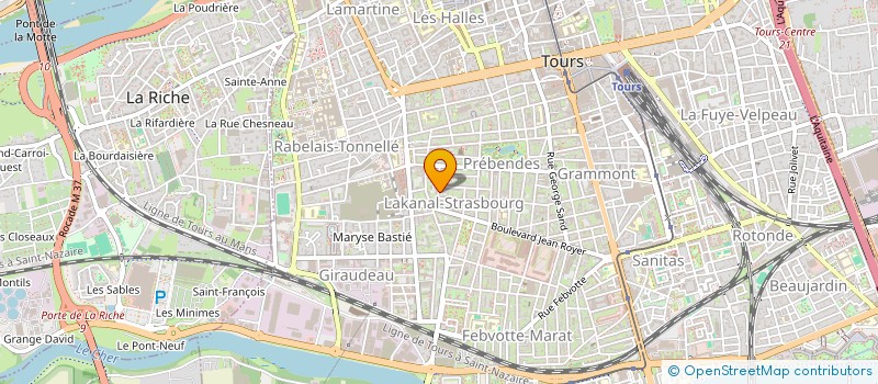 localisation de l'entreprise UPANE à TOURS