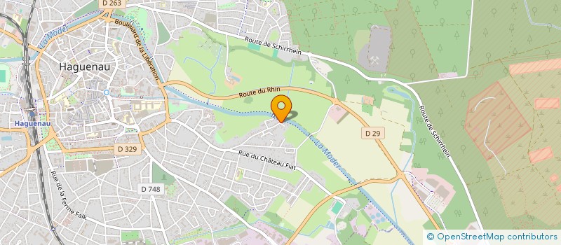 localisation de l'entreprise UPANUZI  HAGUENAU