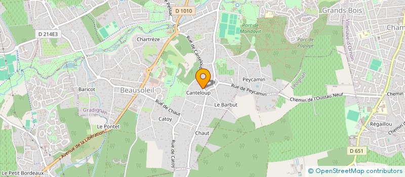 localisation de l'entreprise UPARA  GRADIGNAN