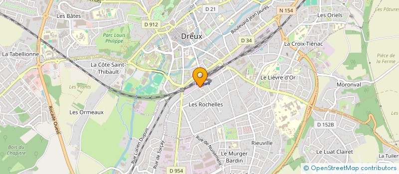 localisation de l'entreprise UPB TRANSPORT à DREUX