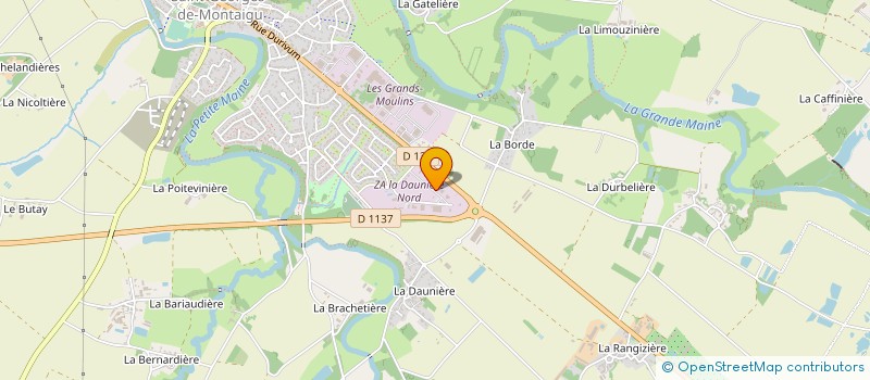 localisation de l'entreprise UPBYWEB à MONTAIGU-VENDEE